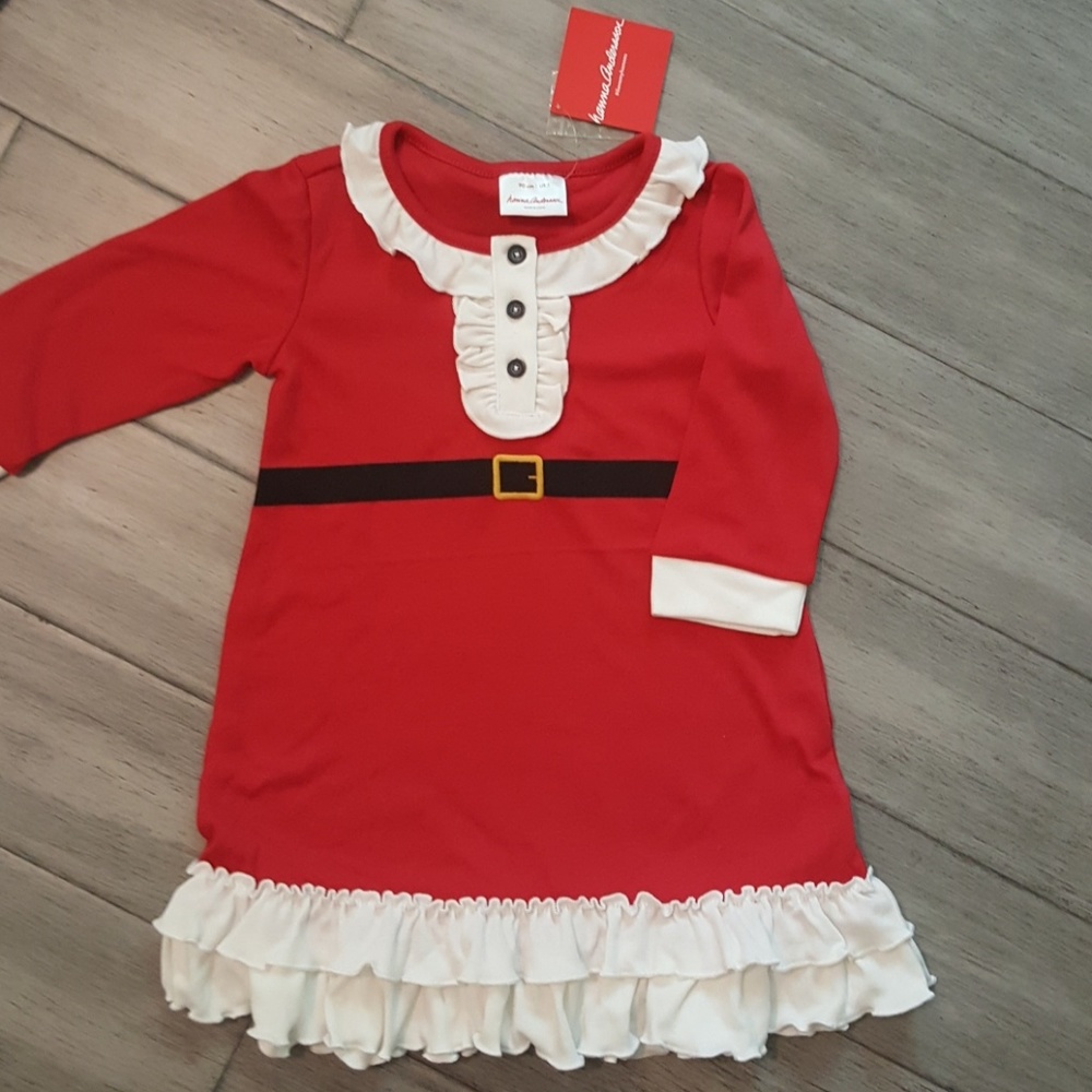 Hanna Andersson knit ruffled nightgown